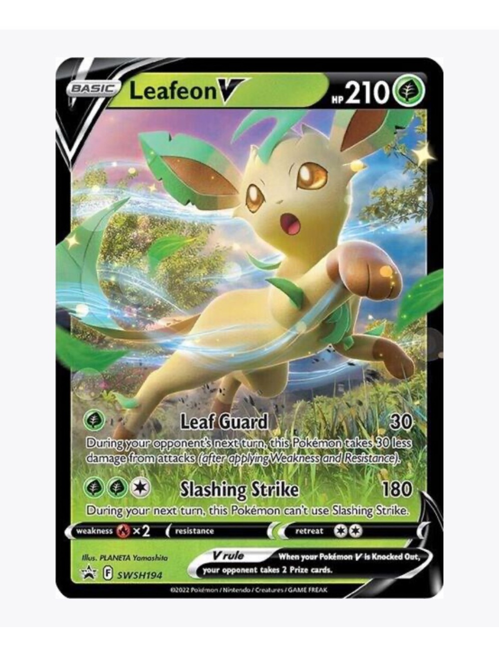 Leafeon V SWSH194 Sword & Shield Promo Cards Pokemon Trading Card